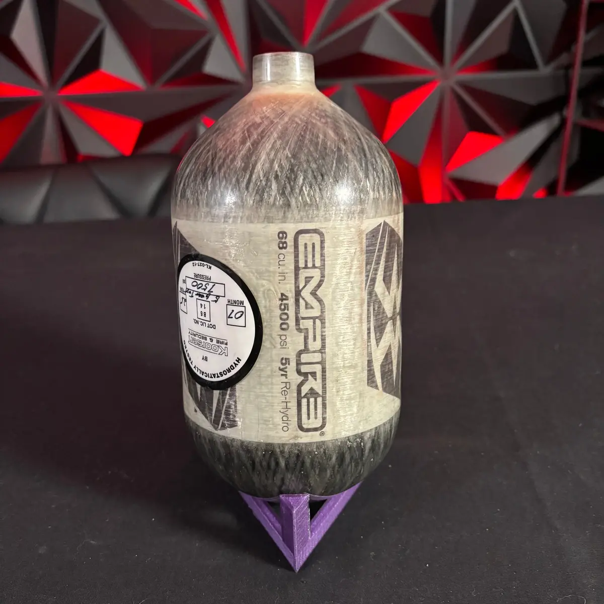 Used Empire Basic 68/4500 Paintball Tank *Bottle Only* 1