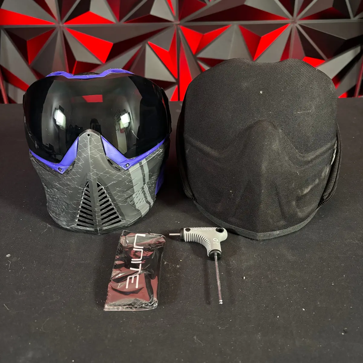 Used Push Unite Paintball Mask - Viper (Purple) 1