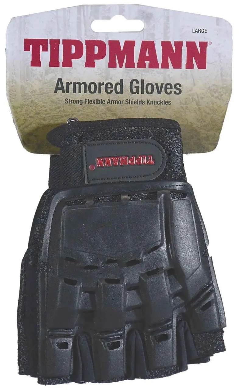 Tippmann 1/2 Fingered Armored Gloves 1
