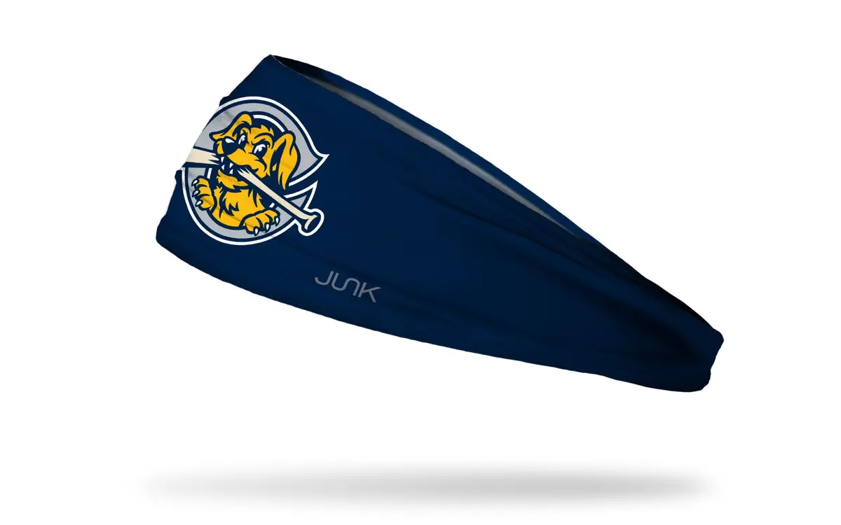 Charleston Riverdogs: Logo Navy Big Bang Lite Headband 1