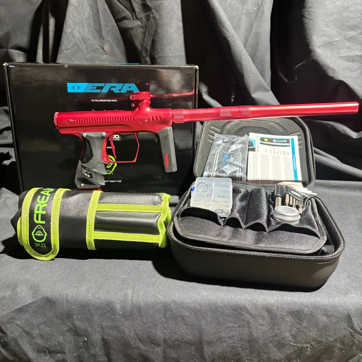 Used Shocker Method Era Paintball Gun - Red 1