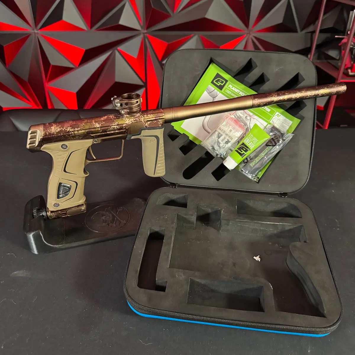 Used Planet Eclipse Gtek M170r - Hde Camo/Earth W/Deadly Winds Hair 45 Trigger Valve 1