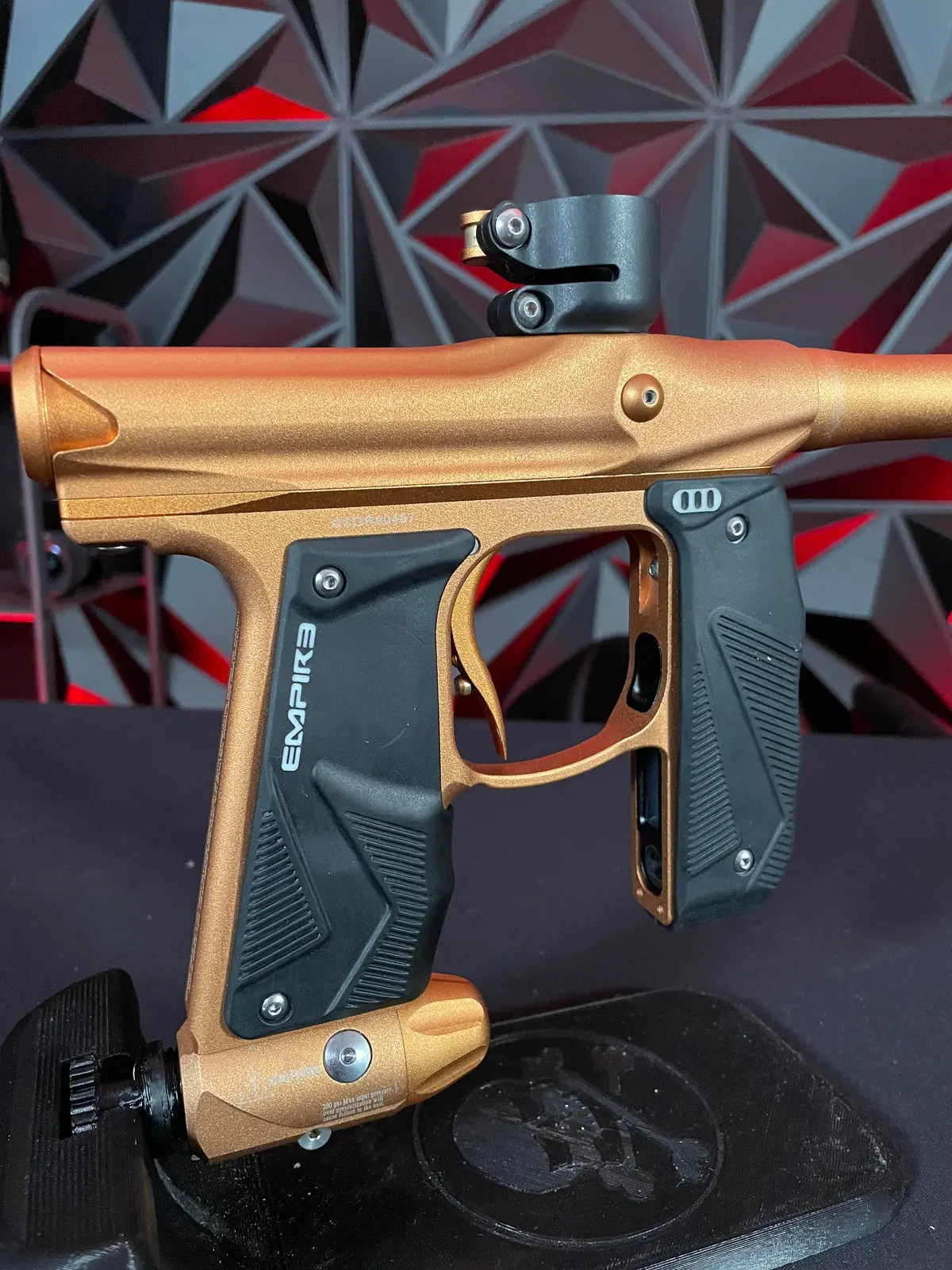 Used Empire Mini Gs Paintball Gun - Orange/Orange 1