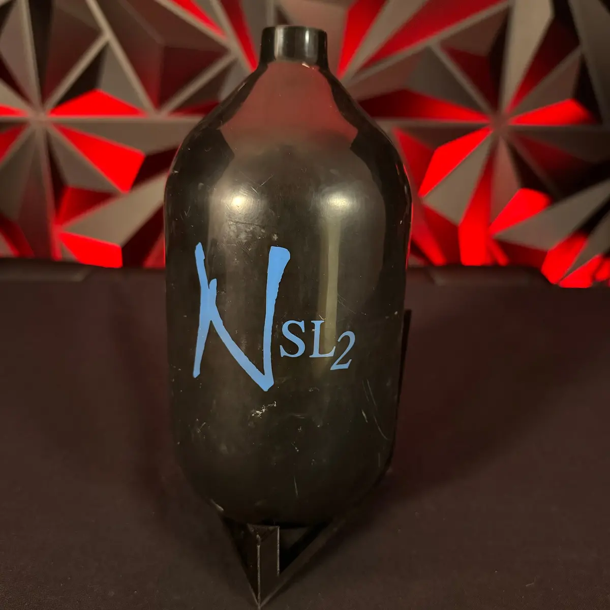 Used Ninja Sl2 68/4500 Paintball Tank - Bottle Only - Black/Blue 1