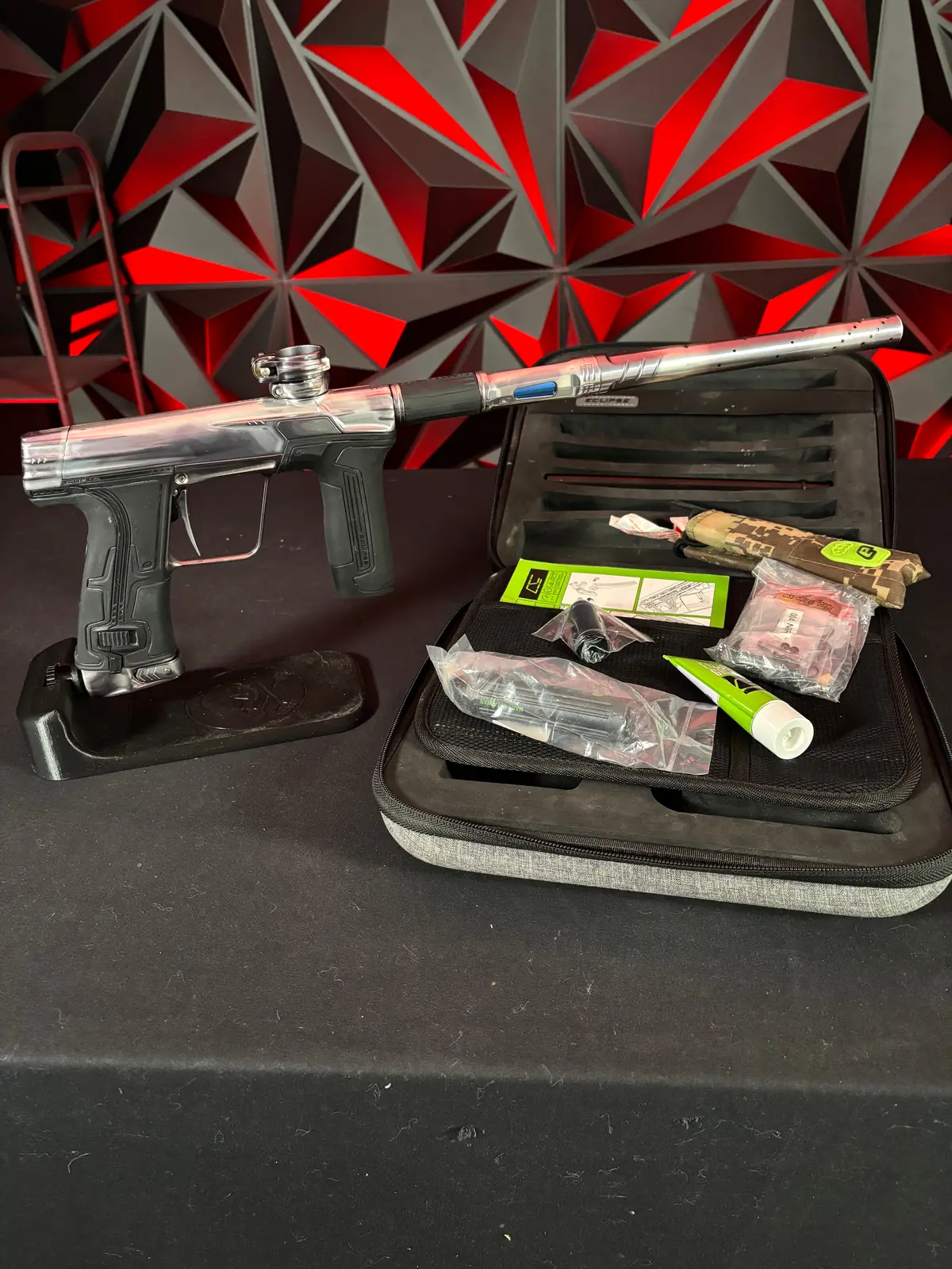 Used Planet Eclipse Cs3 Paintball Gun - Polished Acid Wash 1