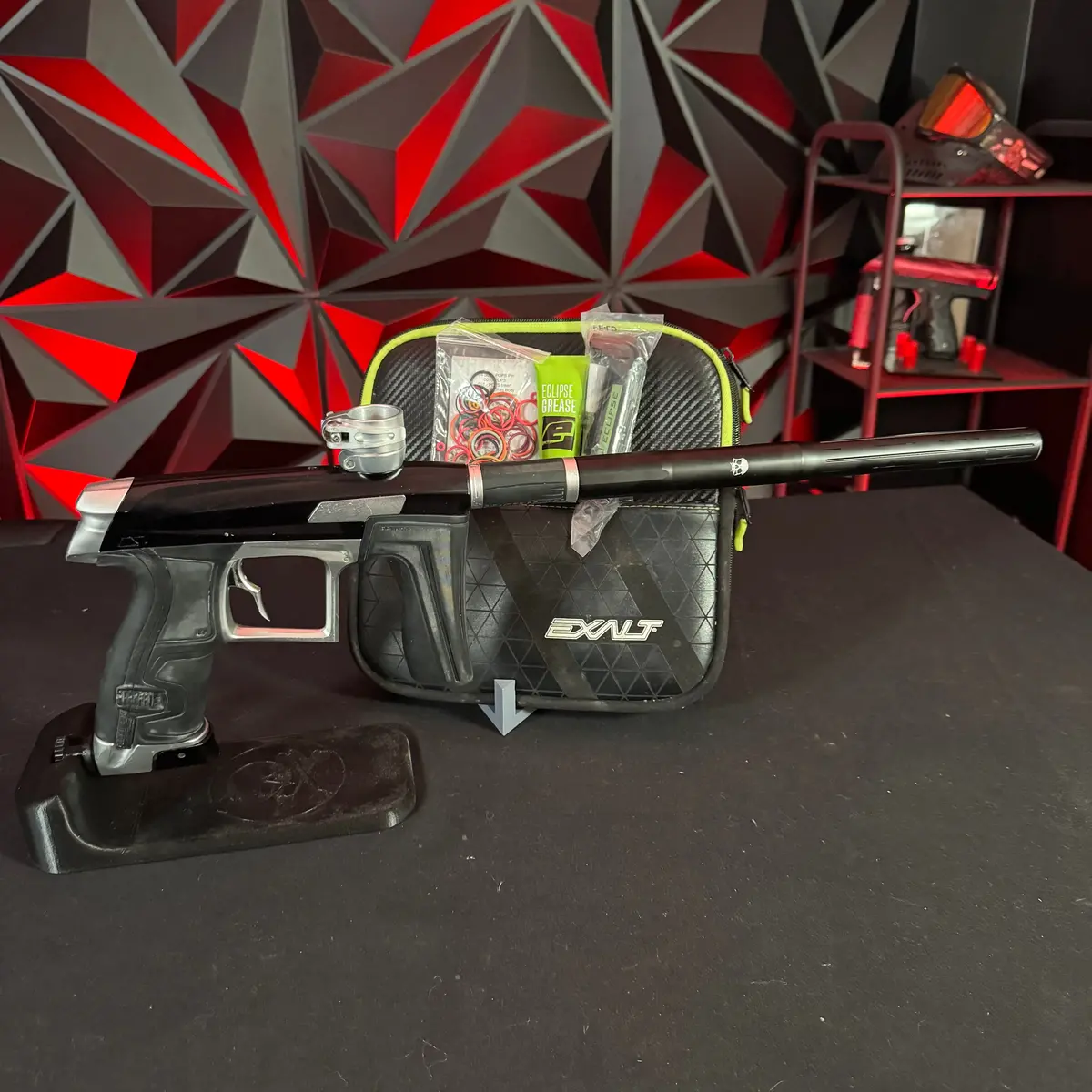 Used Planet Eclipse Cs1 Paintball Gun - Black/Silver W/Deuce Trigger 1