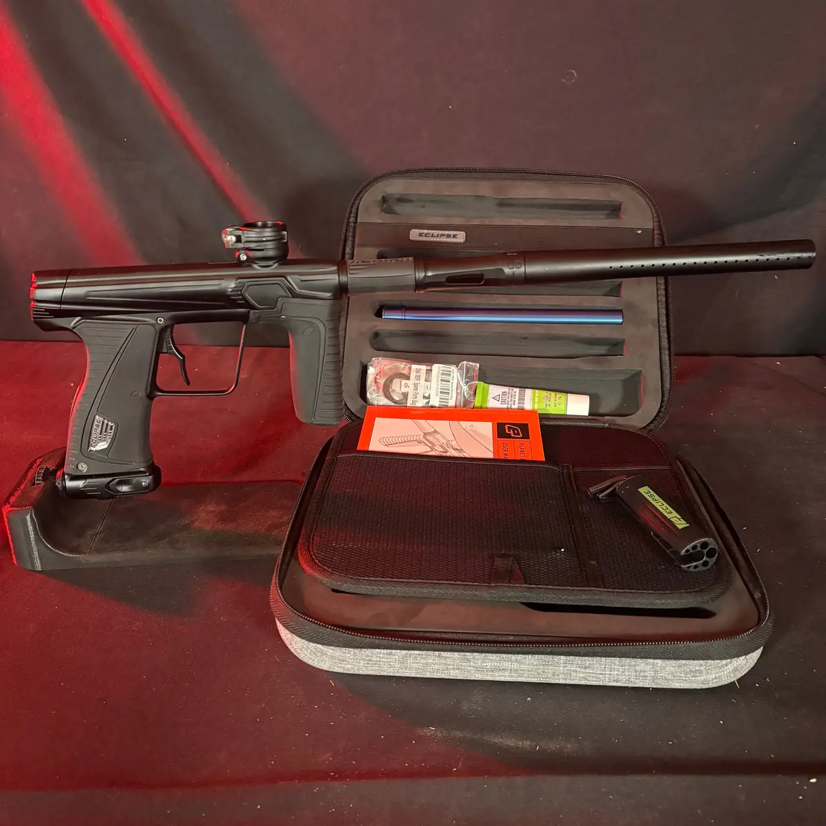 Used Planet Eclipse 180R Paintball Gun - Midnight W/ S63 Back 1