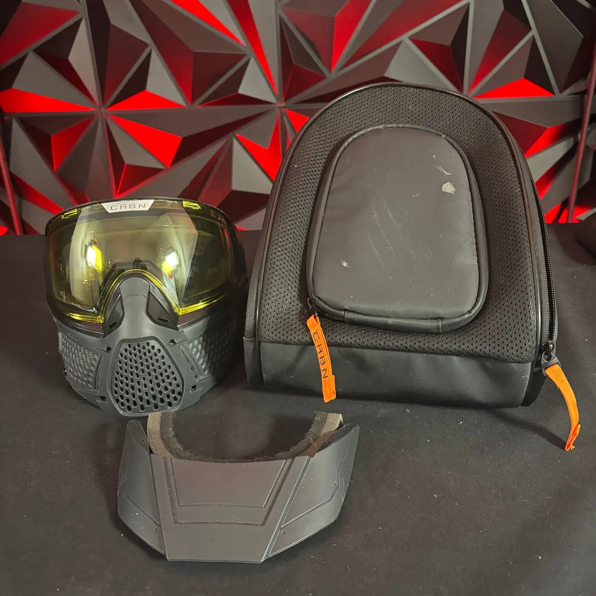 Used Carbon Zero Sld More Coverage Paintball Mask - Graphite 1