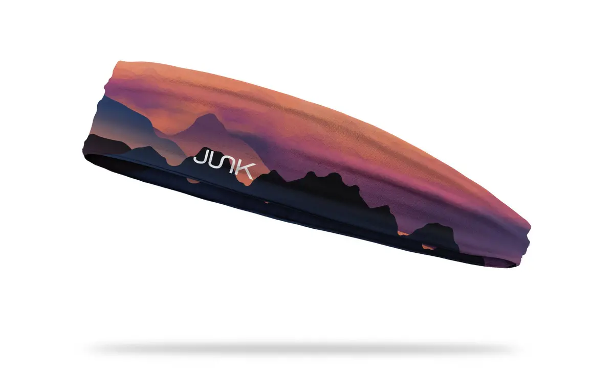 Soft Sunset Infinity Headband 1