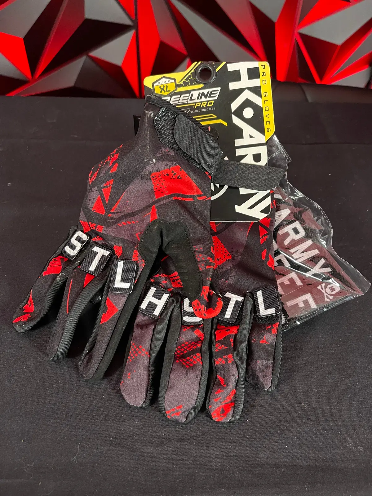Used Hk Army Knucklez Freeline Pro Gloves - Scorch - Xl 1
