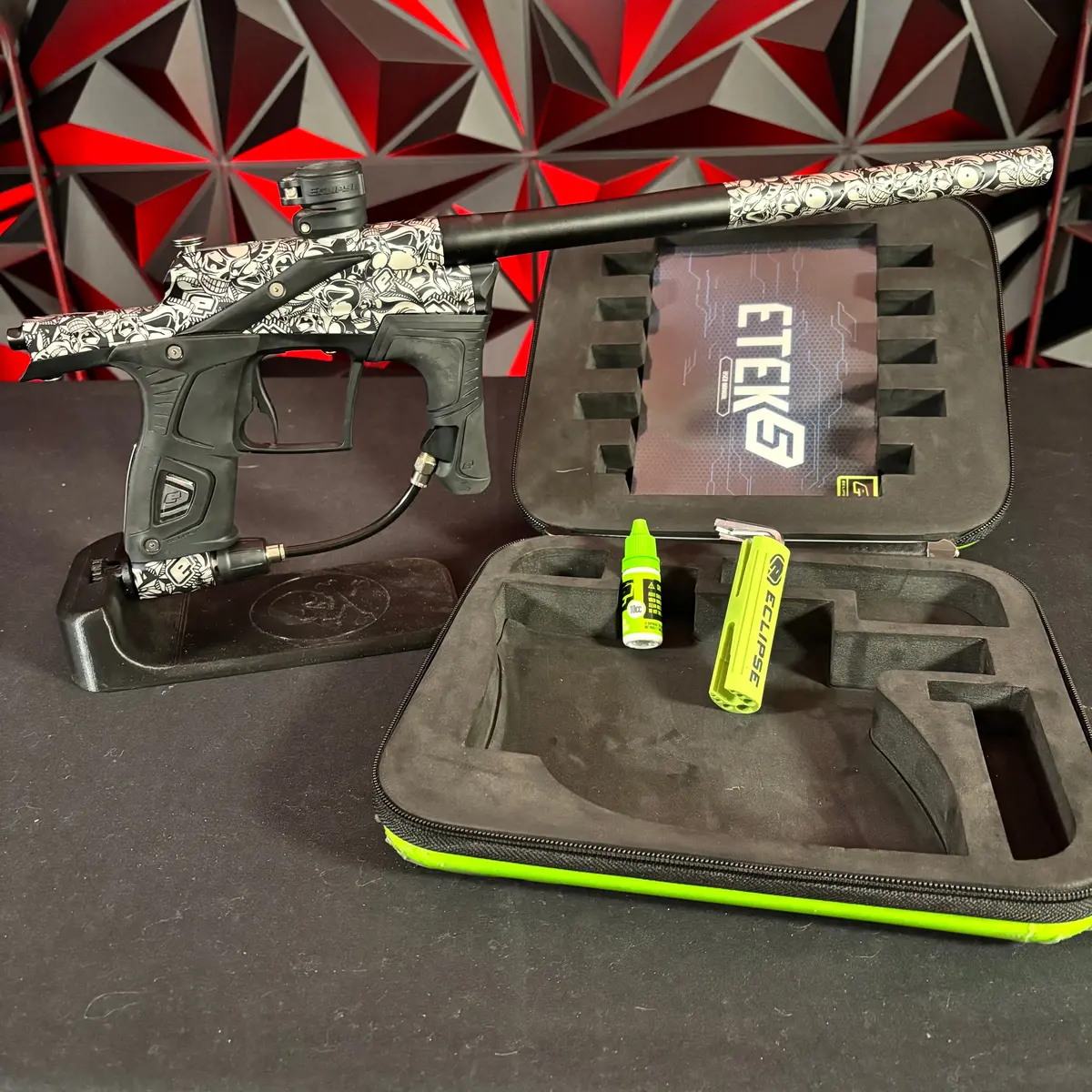 Used Planet Eclipse Etek 5 Paintball Gun - Stretch Poison (Black) 1