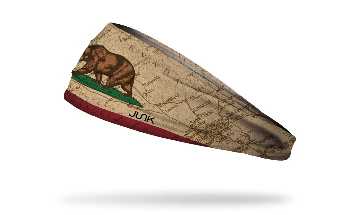 California State Flag Map Headband 1