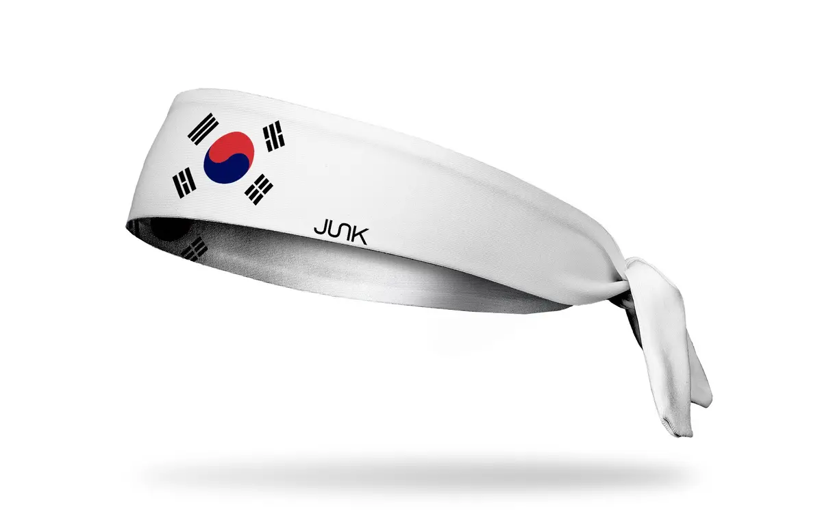 South Korea Flag Flex Tie Headband 1