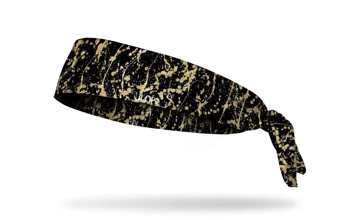 Dripping Gold Flex Tie Headband 1