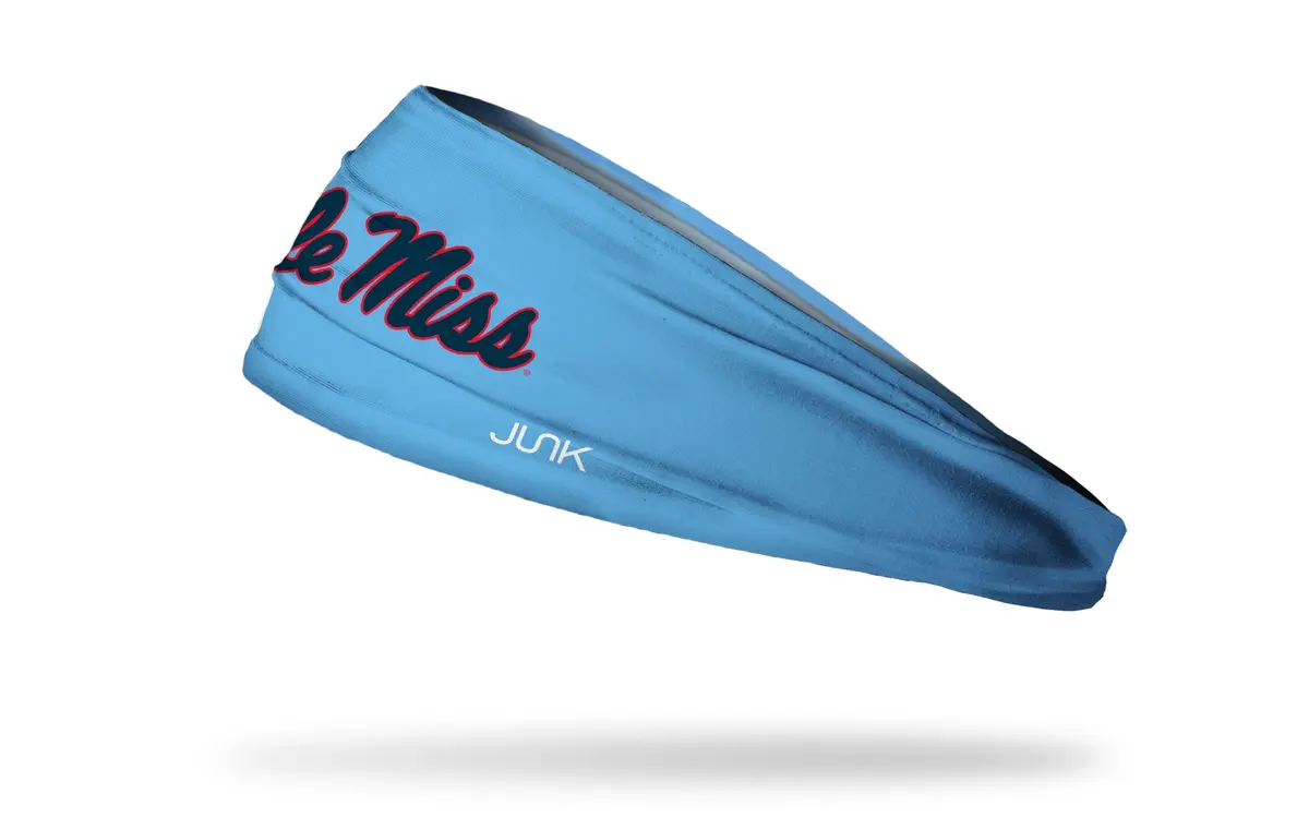 University Of Mississippi: Ole Miss Lt. Blue Big Bang Lite Headband 1