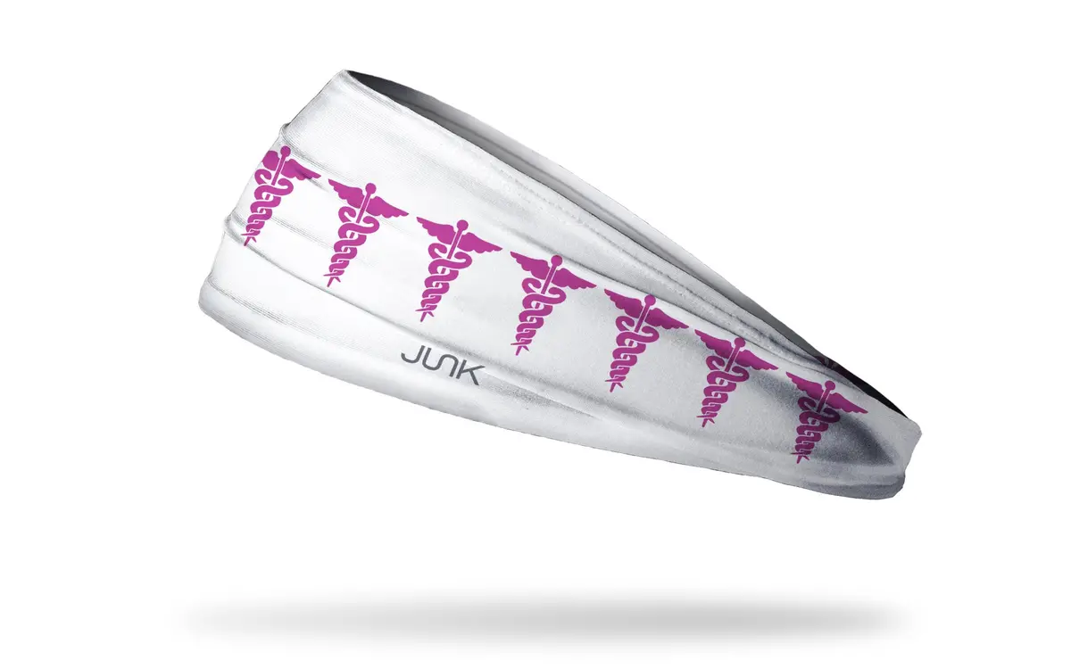 Caduceus (Pink) Big Bang Lite Headband 1