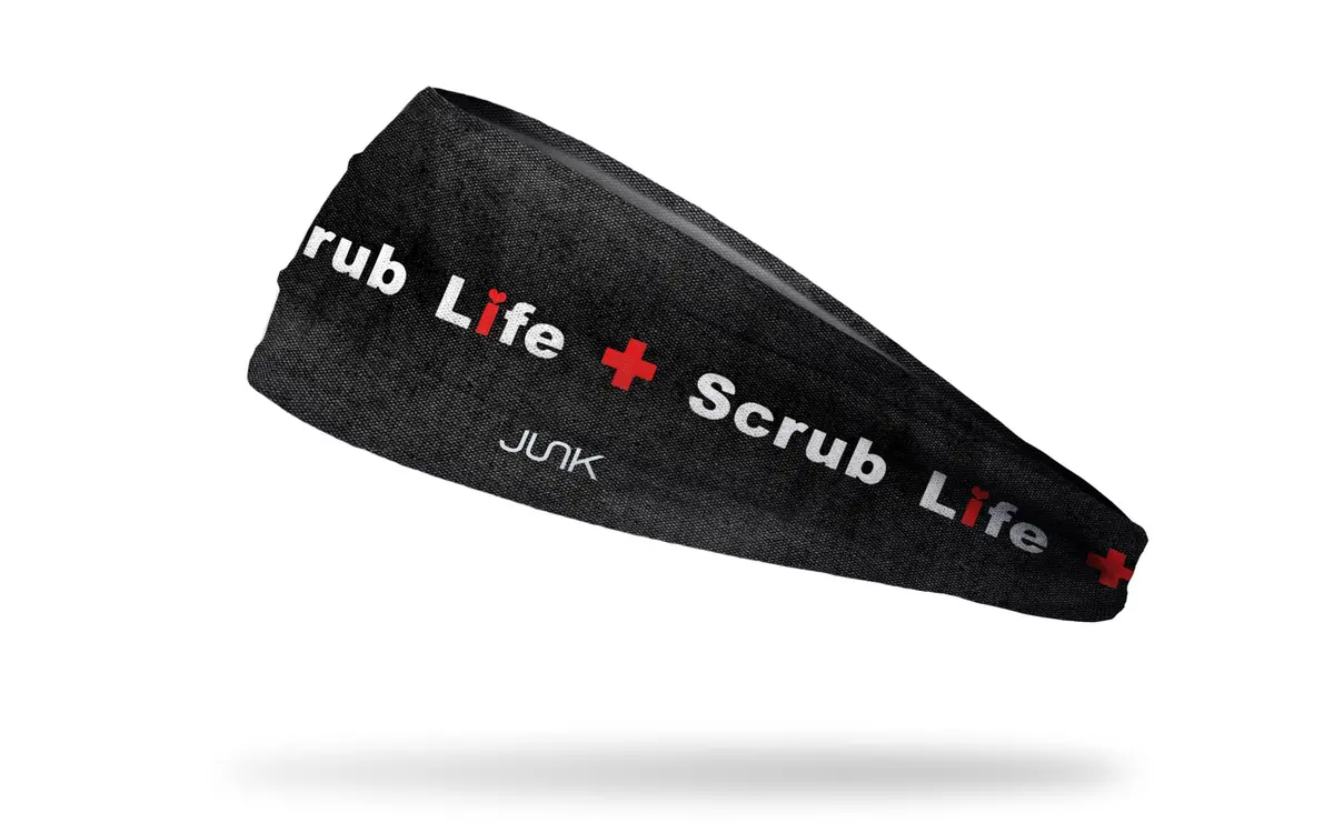 Scrub Life (Black) Big Bang Lite Headband 1