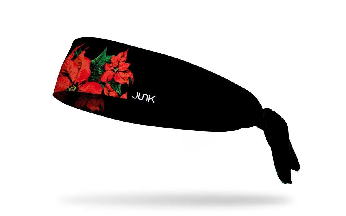 Poinsettia Flex Tie Headband 1