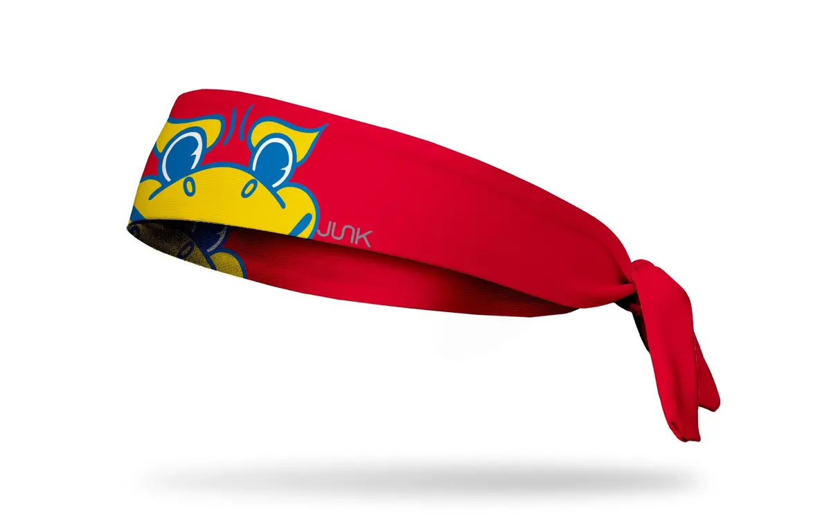 University Of Kansas: Big Jay Flex Tie Headband 1