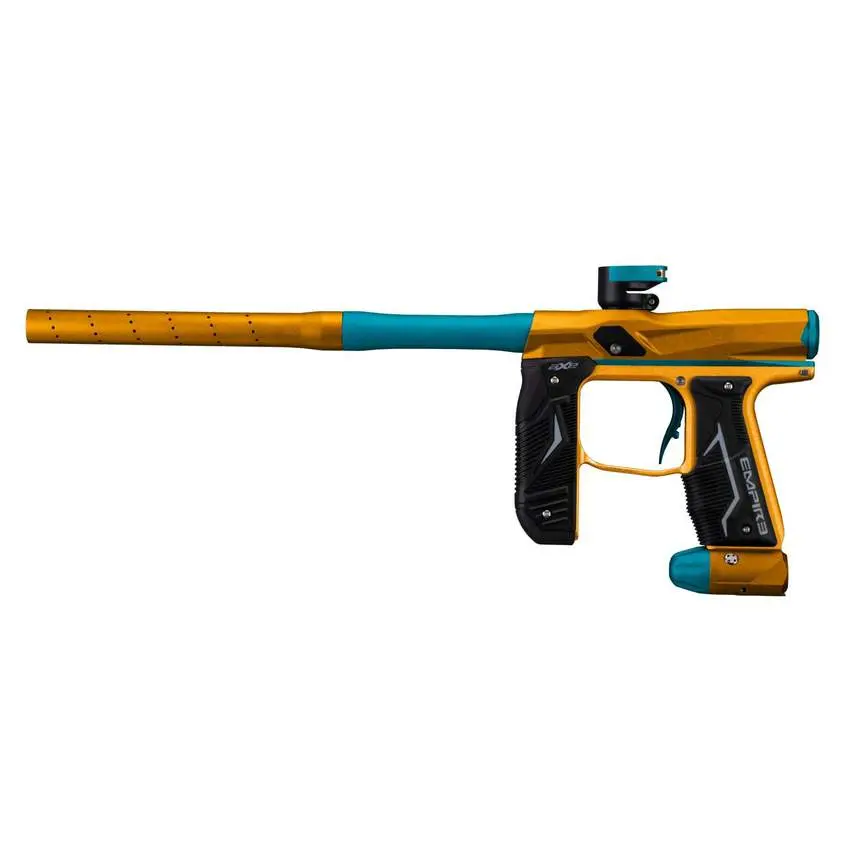 Empire Axe 2.0 Paintball Gun - Dust Orange / Aqua 1