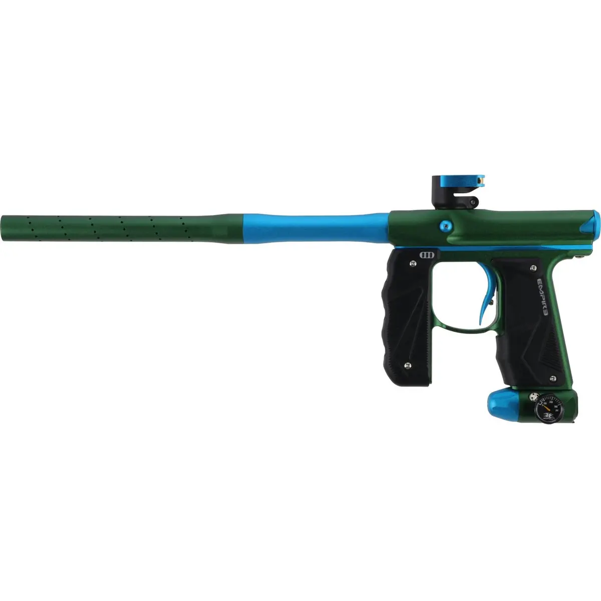 Empire Paintball Mini Gs Marker W/ 2 Piece Barrel - Dust Green/Dust Aqua 1