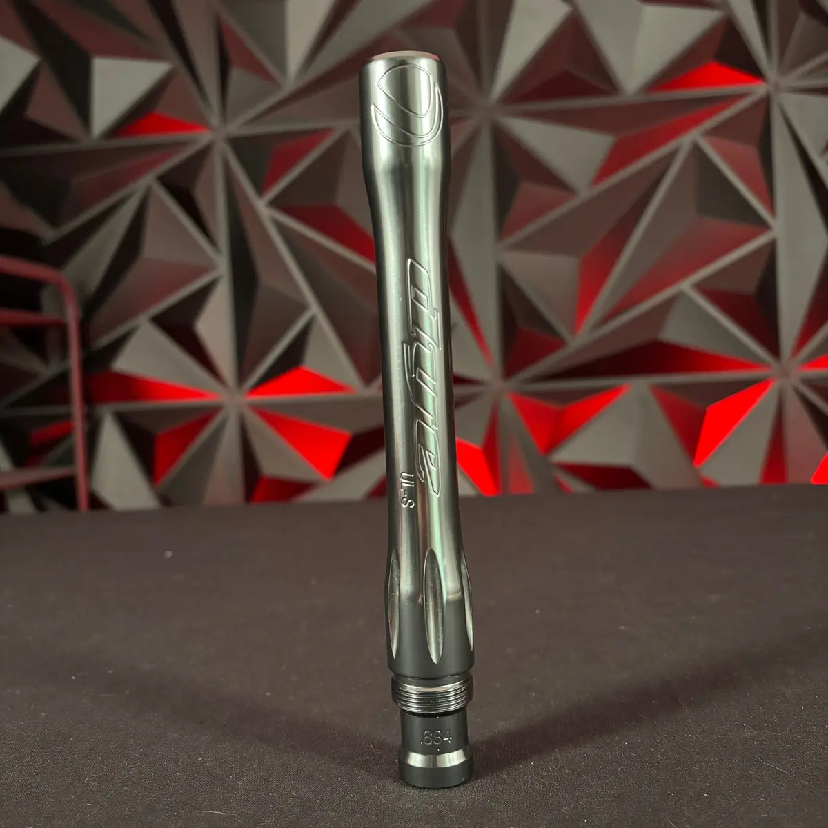 Used Dye Ul-S Paintball Barrel Back - Polished Pewter 1