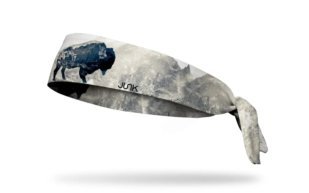 Bison Mountain Flex Tie Headband 1