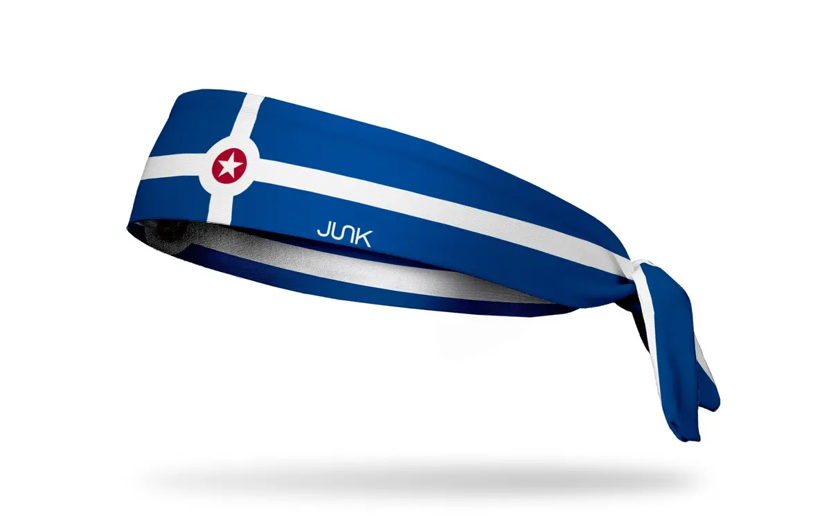 Indianapolis Flag Tie Headband 1