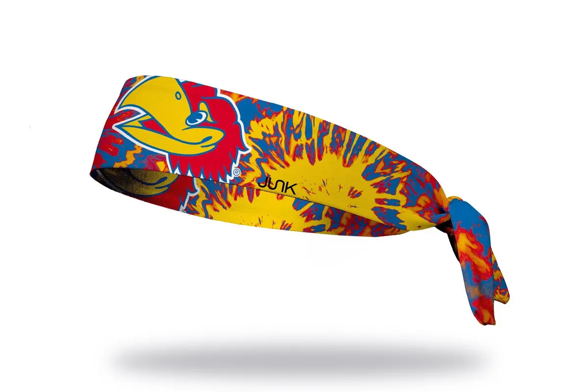 University Of Kansas: Ku Storm Flex Tie Headband 1