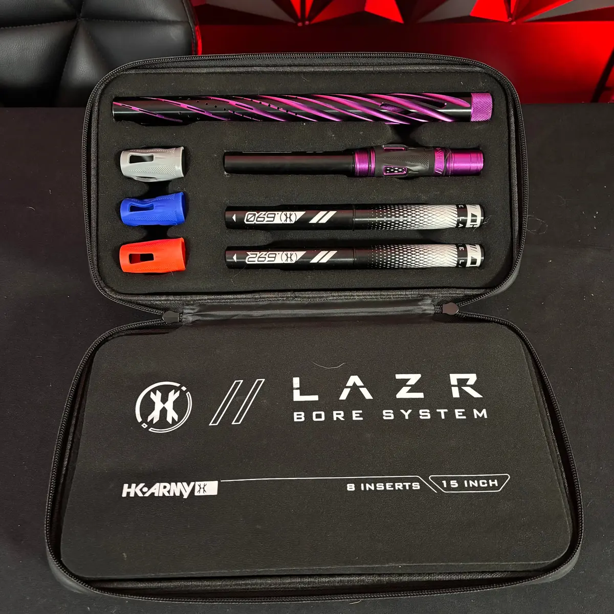 Used Hk Army Lazr "Orbit" Barrel Kit - Black/Purple - Ac Threaded 1