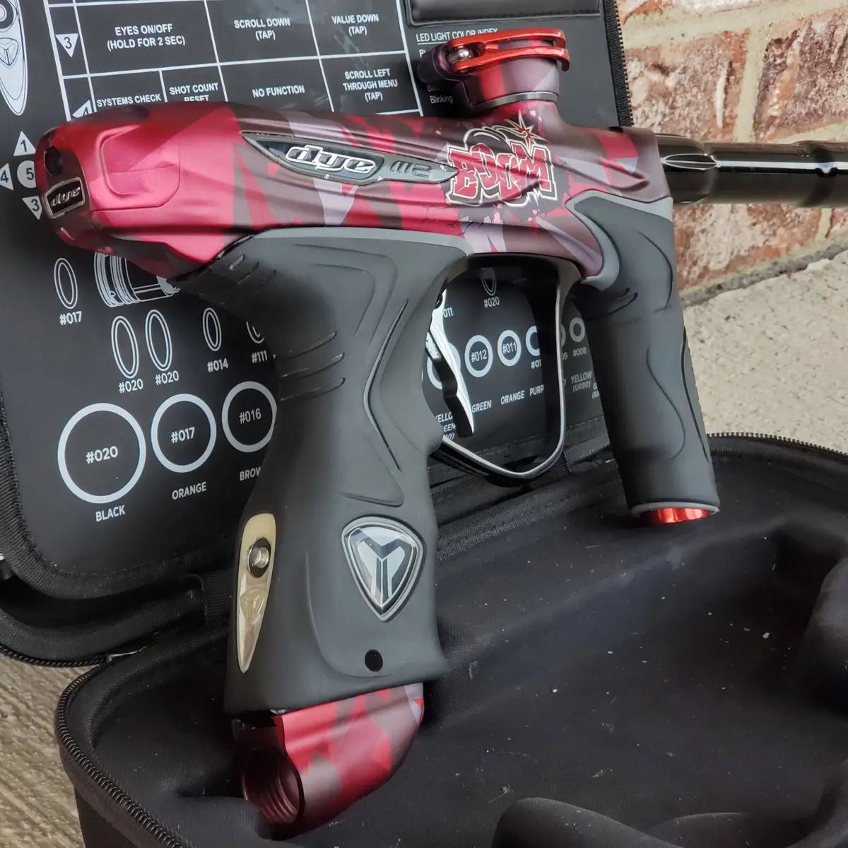 Used Dye M2 Mosair Paintball Gun - Boom 1