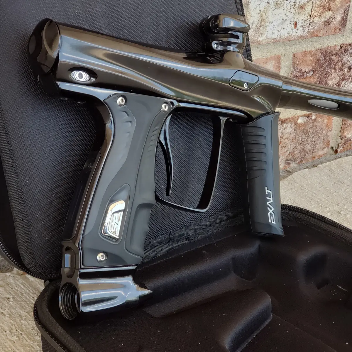 Used Smart Parts Shocker Rsx Paintball Marker- Black 1