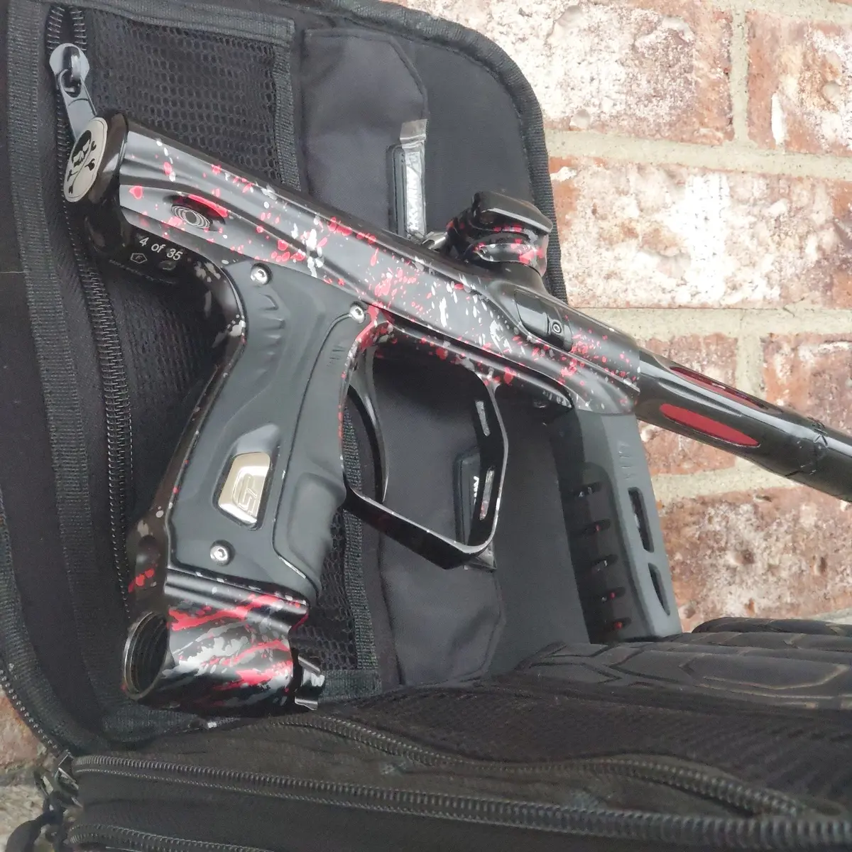 Used Shocker Xls Paintball Gun - Punishers Edition #4 1