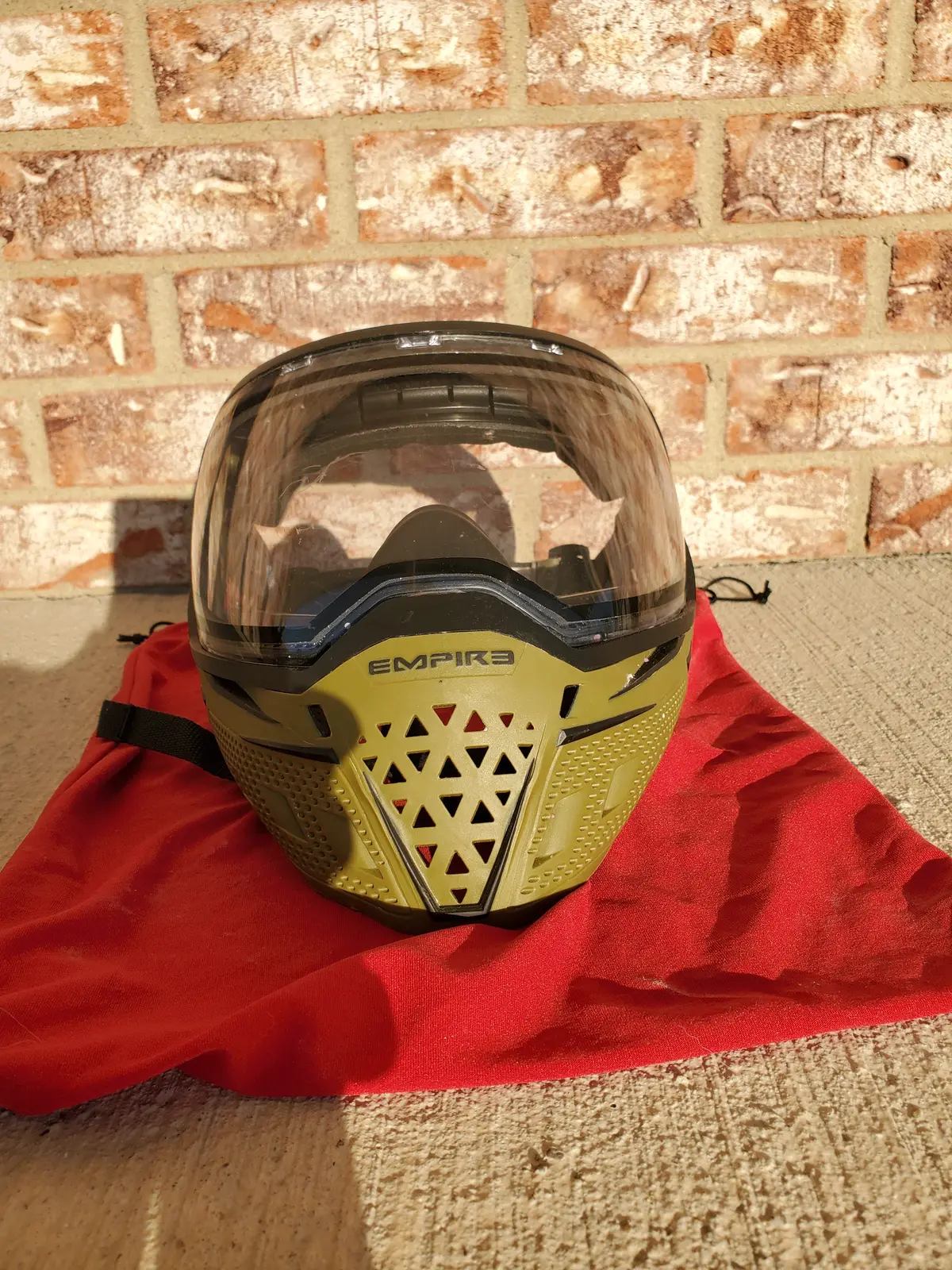 Used Empire Evs Paintball Mask - Olive 1