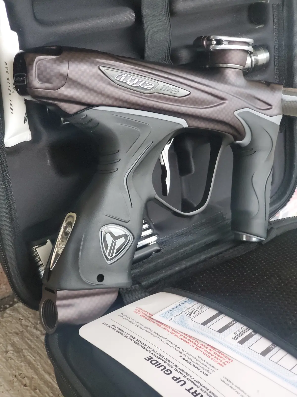 Used Dye M2 Mosair Paintball Gun - Carbon 1