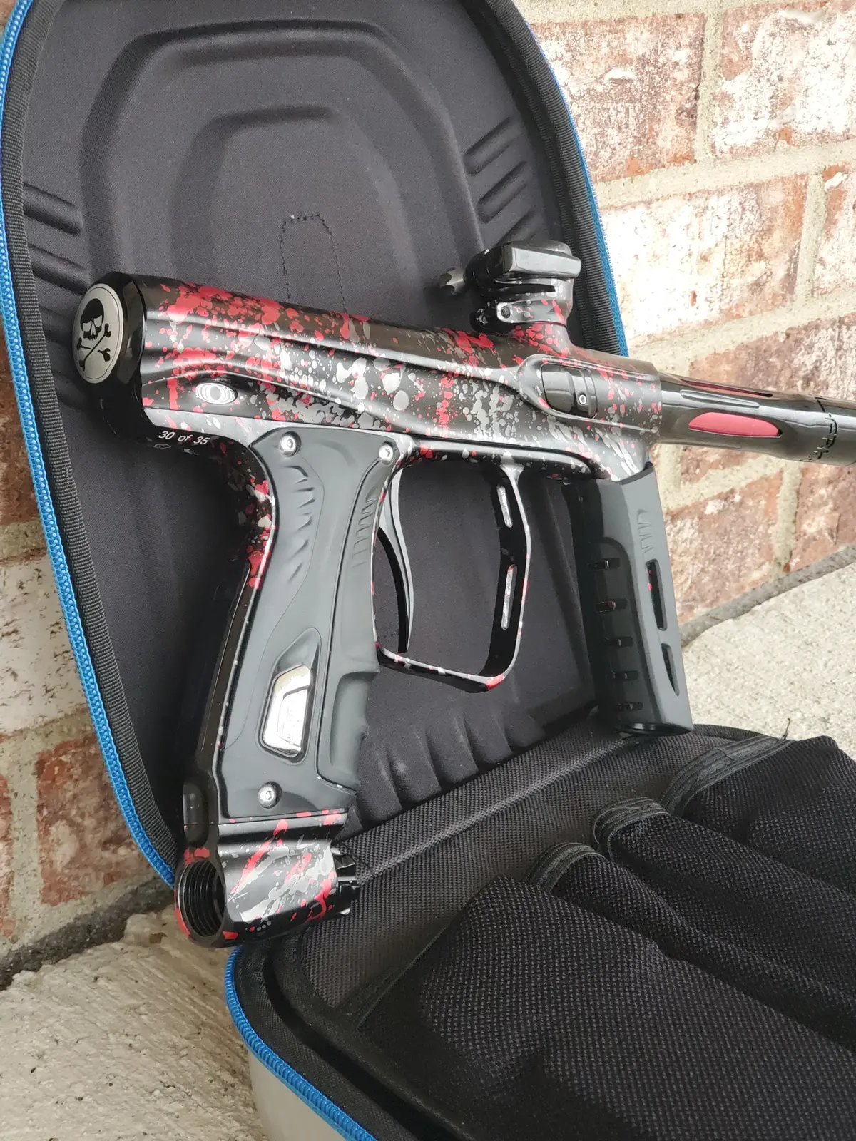 Used Shocker Xls Paintball Gun - Punishers Edition #30 1