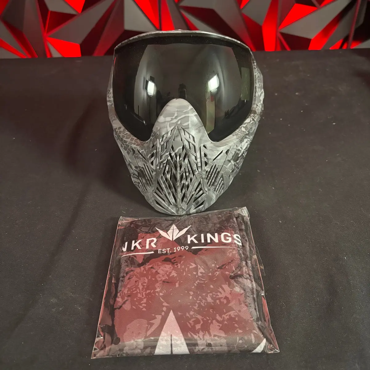 Used Bunkerkings Cmd Paintball Mask - Black Highlander 1