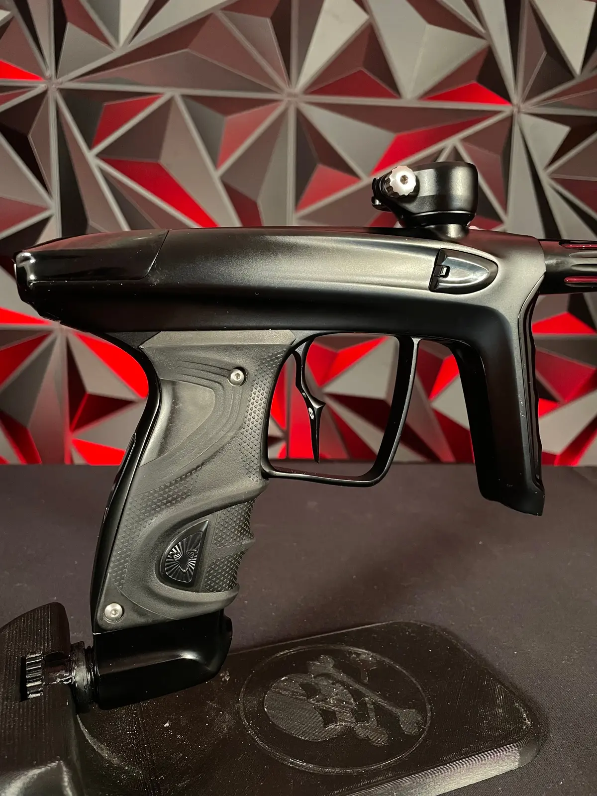 Used Dlx Luxe Tm40 Paintball Gun - Dust Black / Gloss Black W/ Infamous Deuce Trigger 1