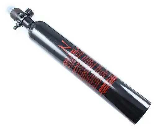 Ninja Aluminum 22/3000 Paintball Tank - Adjustable Regulator 1