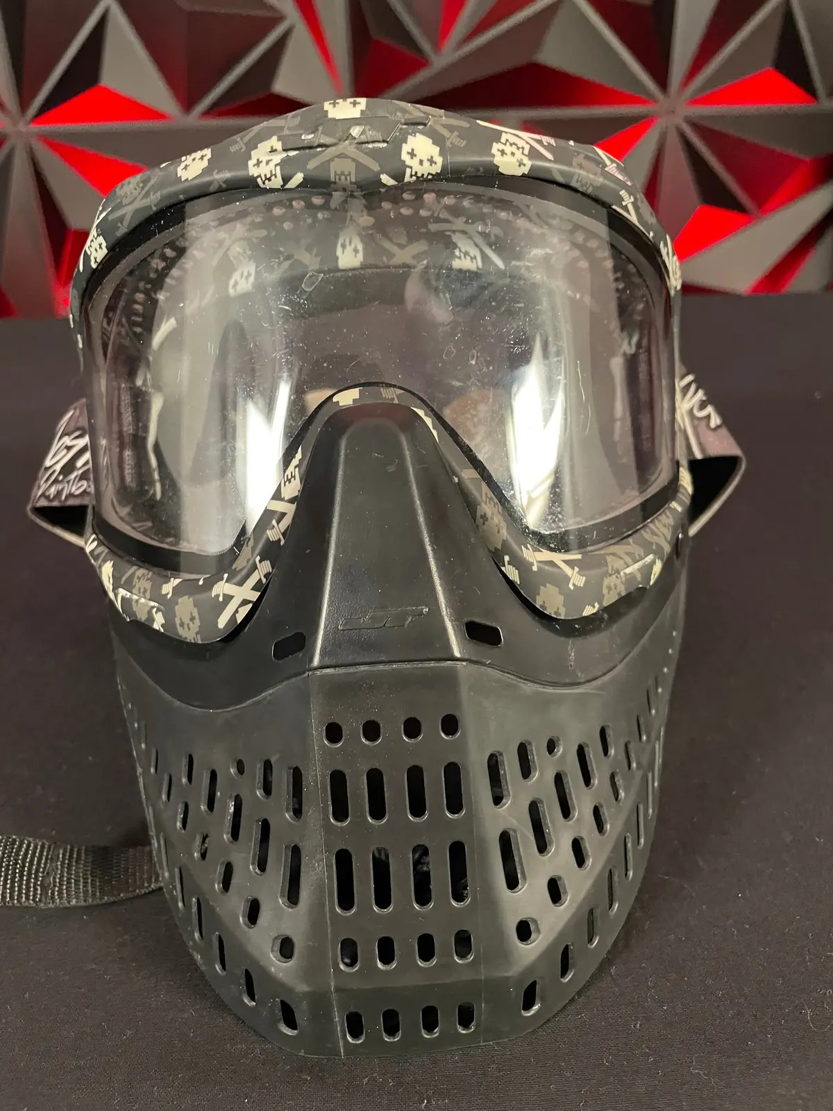 Used Jt Proflex Paintball Mask - Le Mutiny Goggles W/Black Skirt 1