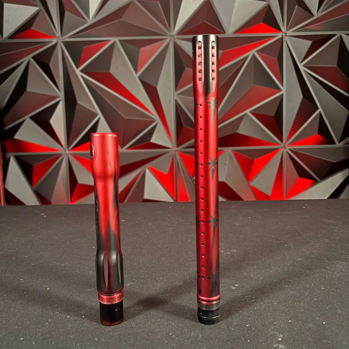 Used Dye Ul Barrel System - Custom Annodized - Red/Black With Stars 1