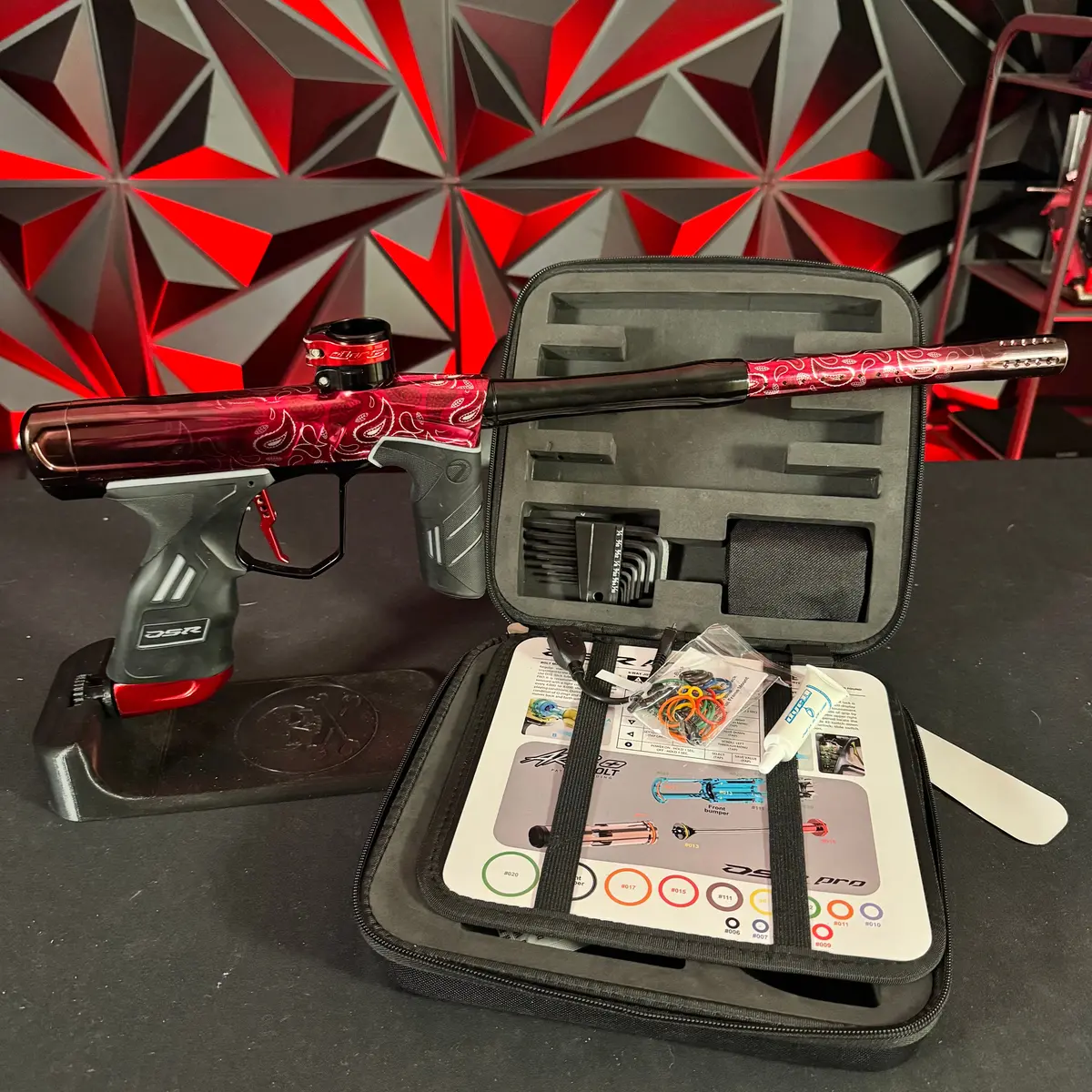 Used Dye Dsr+ Paintball Gun - Pga Red Bandana 1