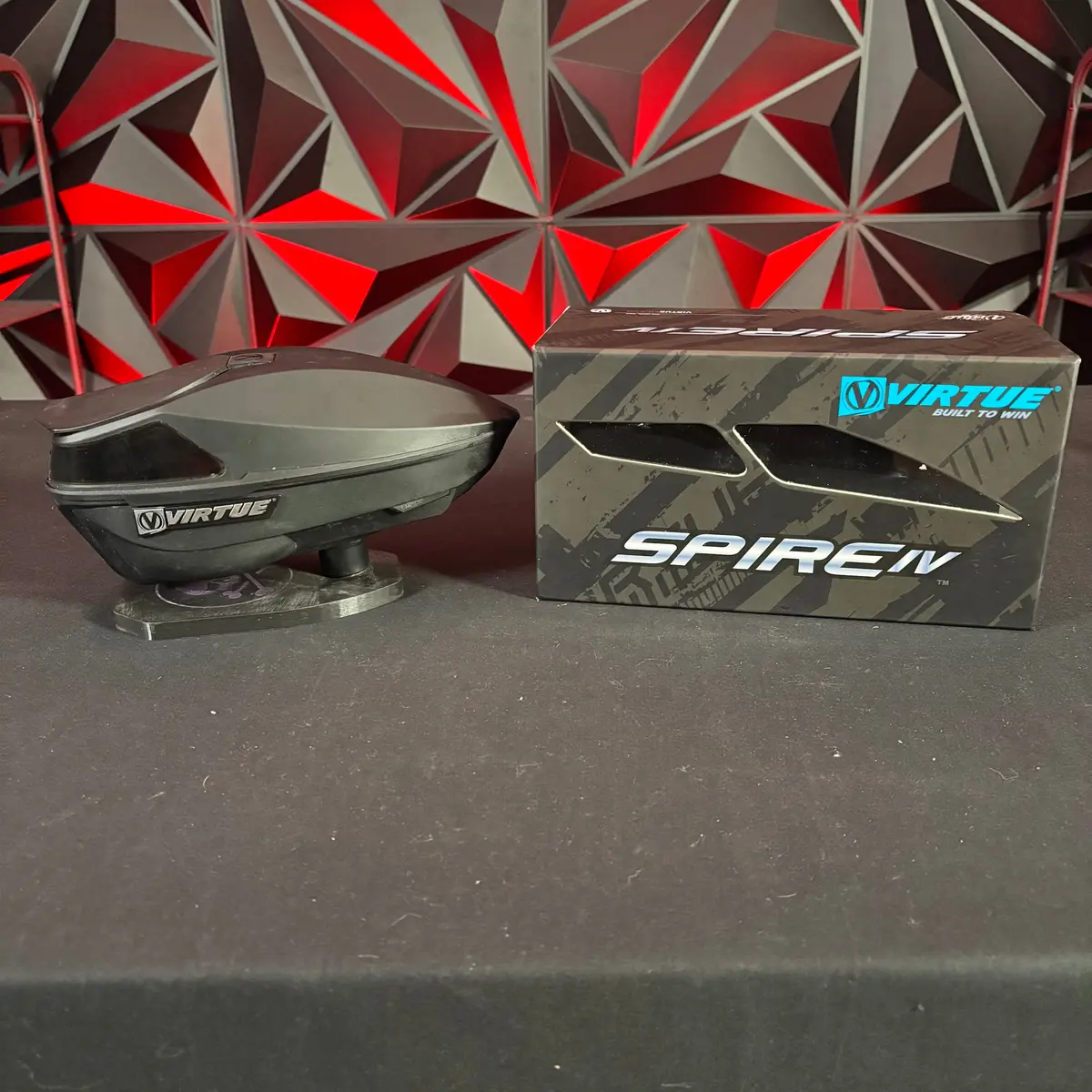 Used Virtue Spire Iv Paintball Loader - Black 1