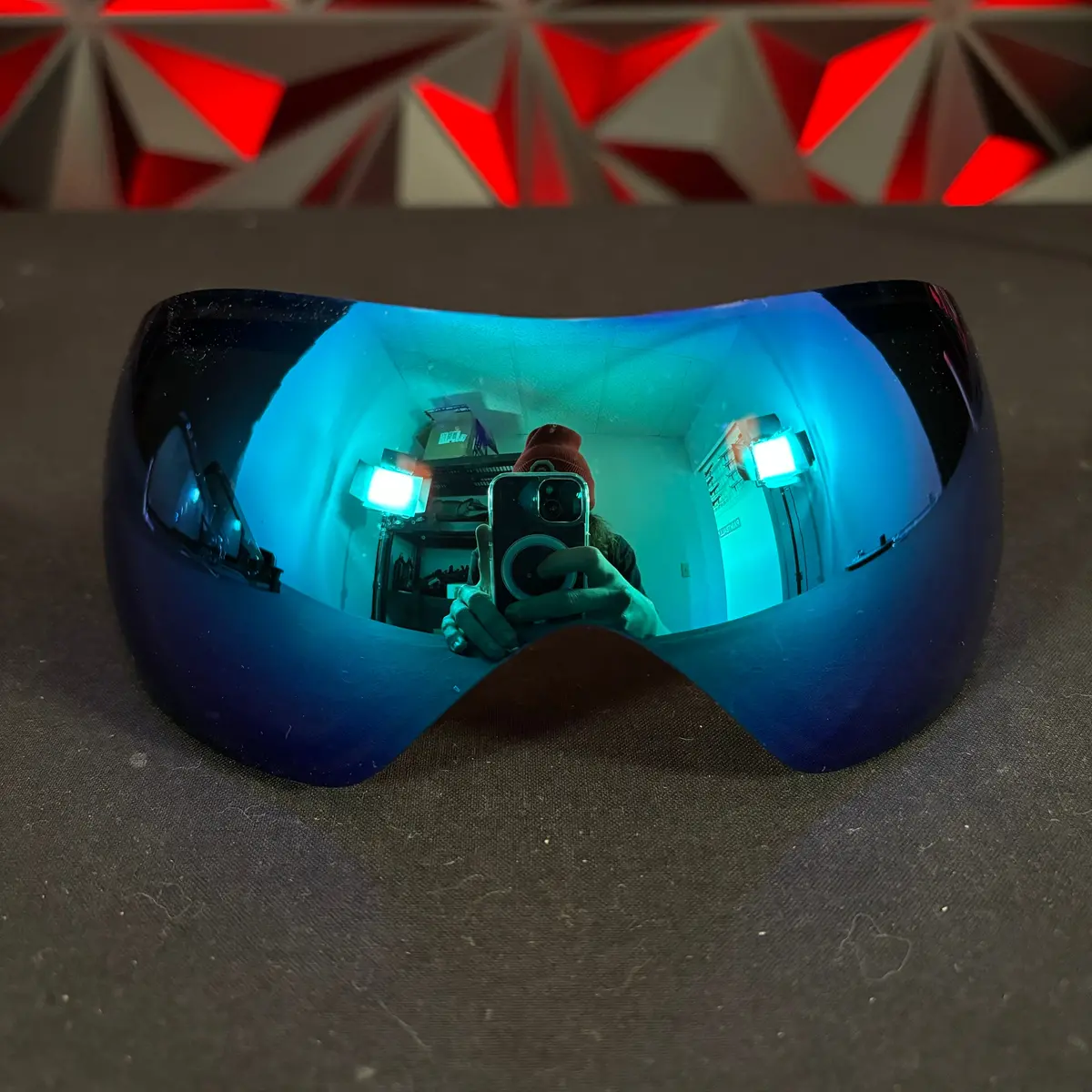 Used V-Force Grill Mirrored Paintball Lens 1