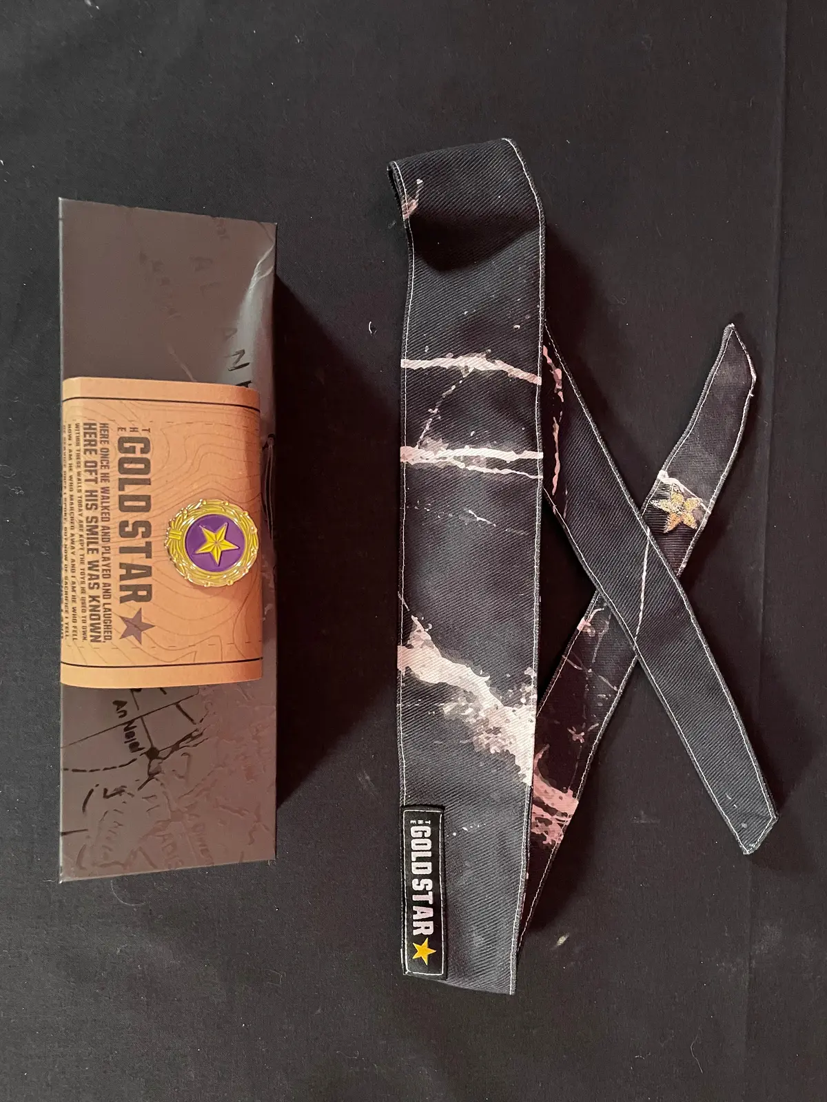 Used Sacrifice Series Gold Star Family Paintball Headband - "The Gold Star" #4 Of 100 1