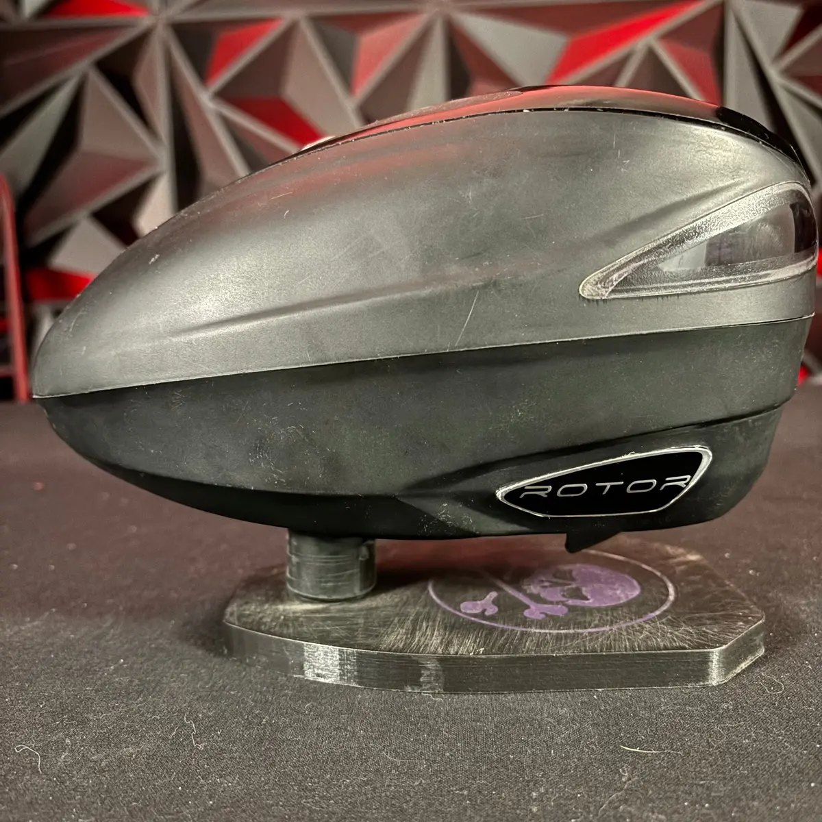 Used Dye Rotor Paintball Loader - Black W/ Speedfeed 2