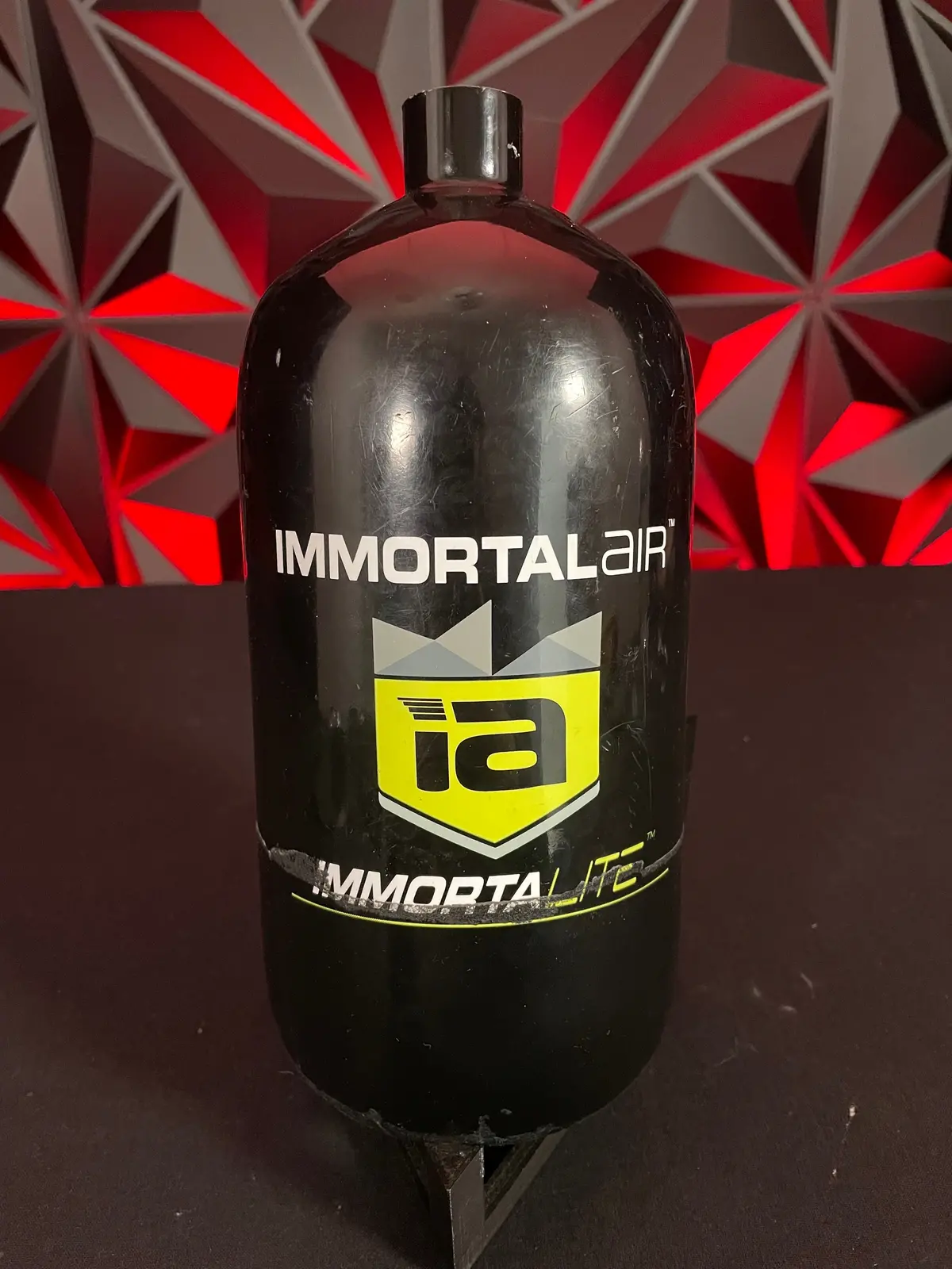 Used Immortal Air 88/4500 Paintball Tank - Black 1