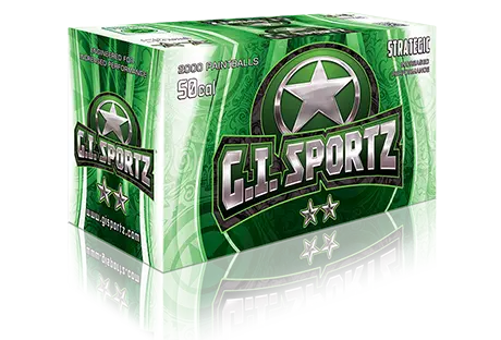 Gi Sportz 2 Star .50 Cal Paintballs - 4000 Paintballs 1