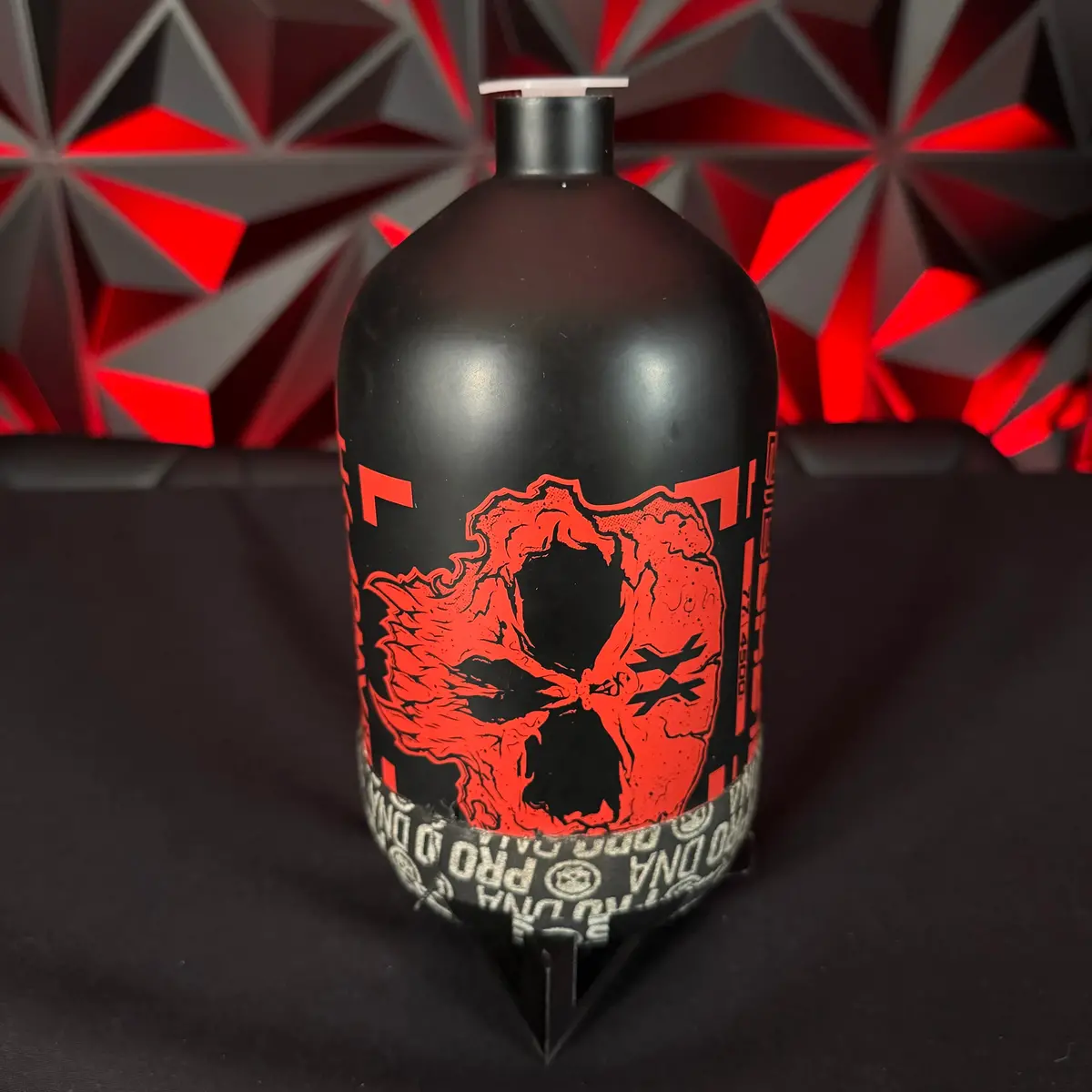 Used Hk Army Alpha Air "Scorch" 77/4500 Paintball Tank - Black/Red 1