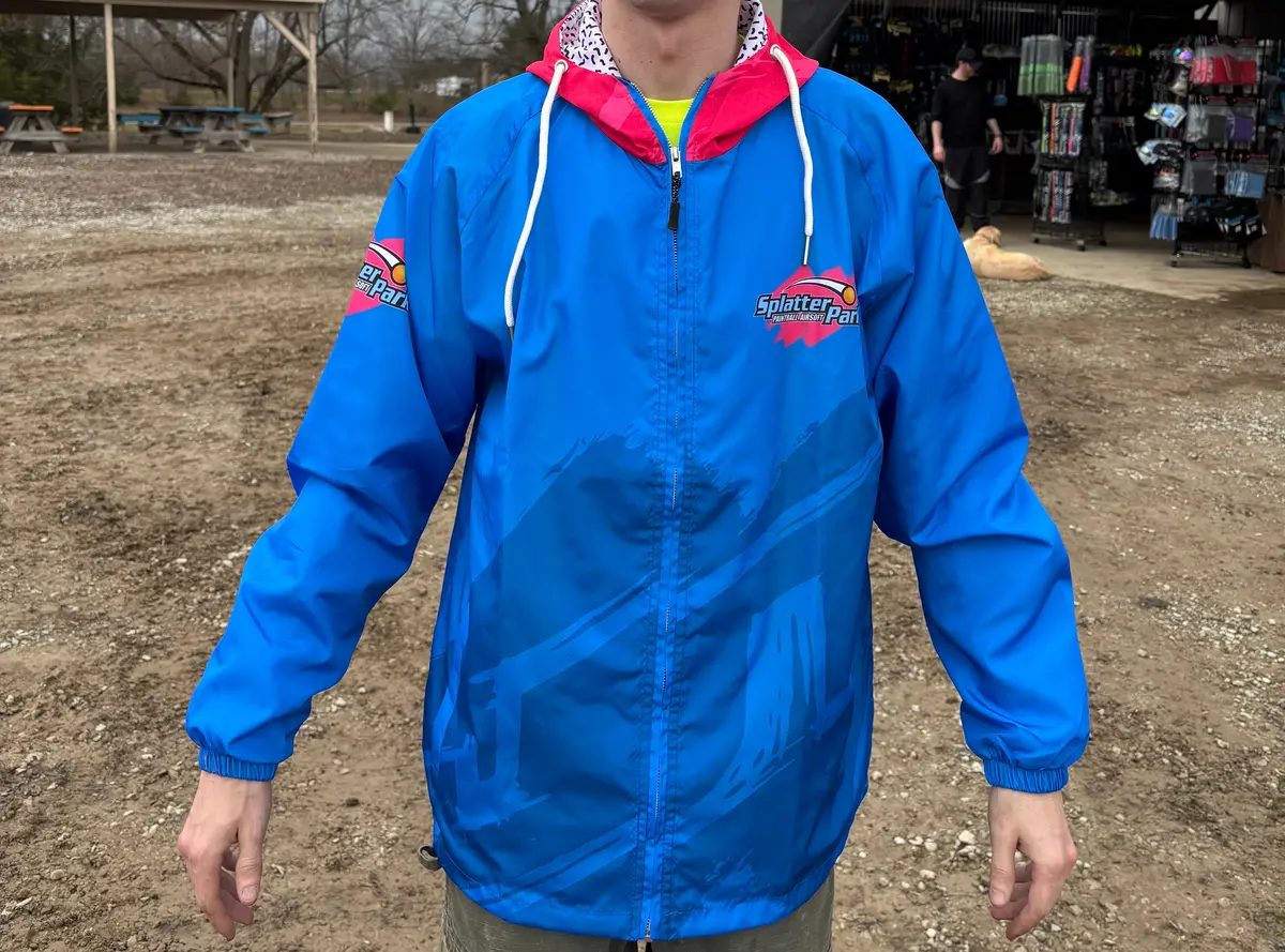 Splatterpark X Jt Venture Wind Breaker Jacket Colab  - Full Zip 1